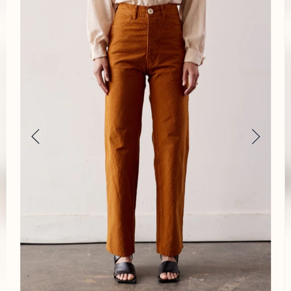 Jesse Kamm California slim pant in Clay NWOT